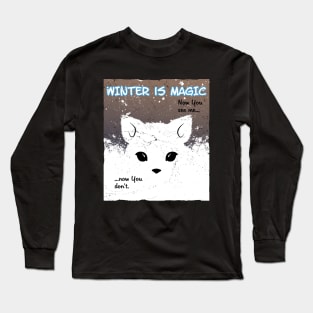 Snow fox Long Sleeve T-Shirt